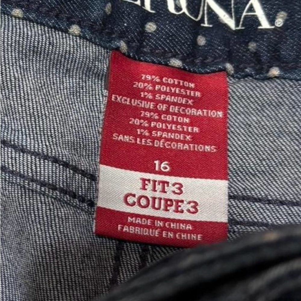 Merona Polka Dot Skinny Jeans | Size 16 | Mid-Rise Fit 3 | Dark Wash | NWT - Picture 6 of 6